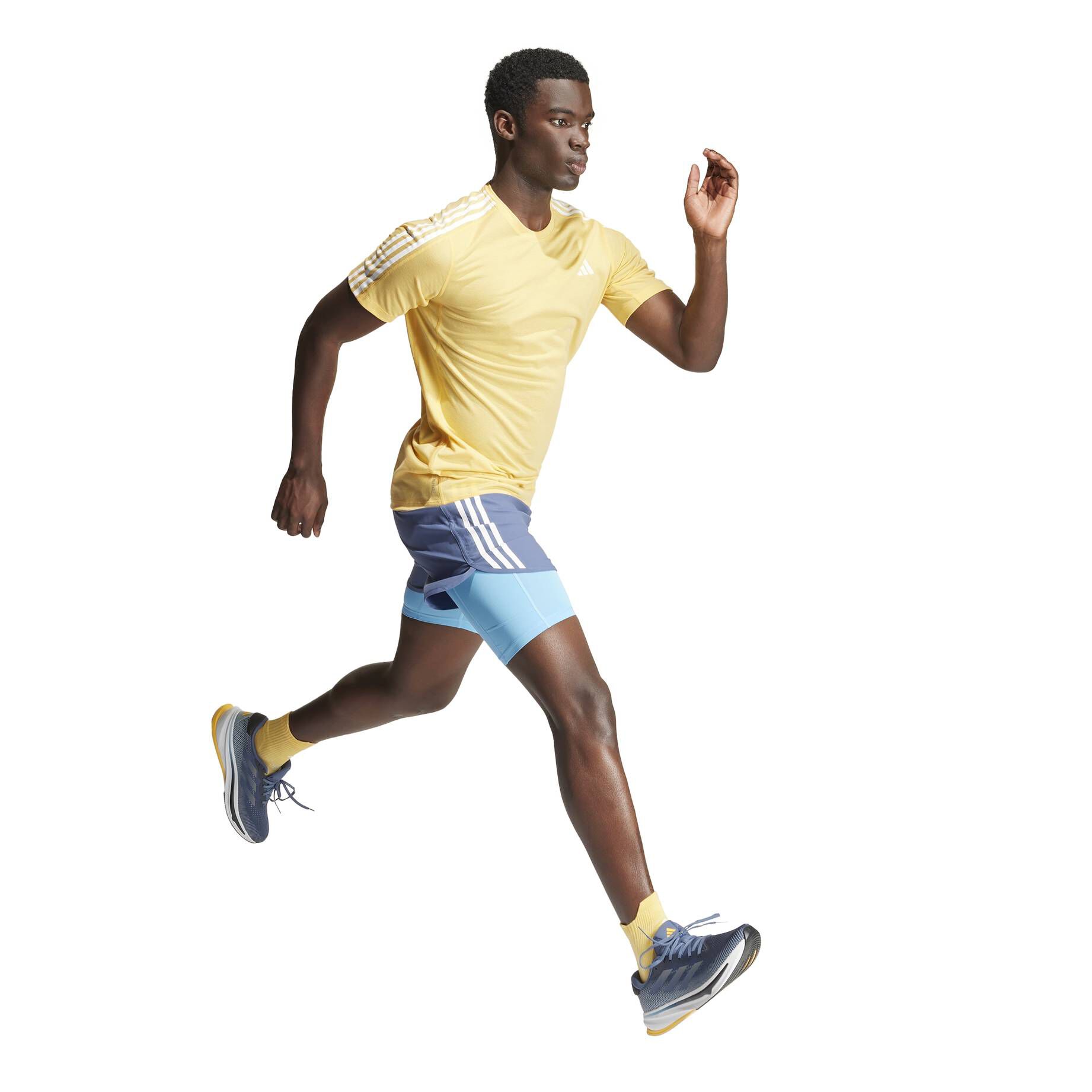adidas Performance| Herren Laufshirt OWN THE RUN 3 STRIPES