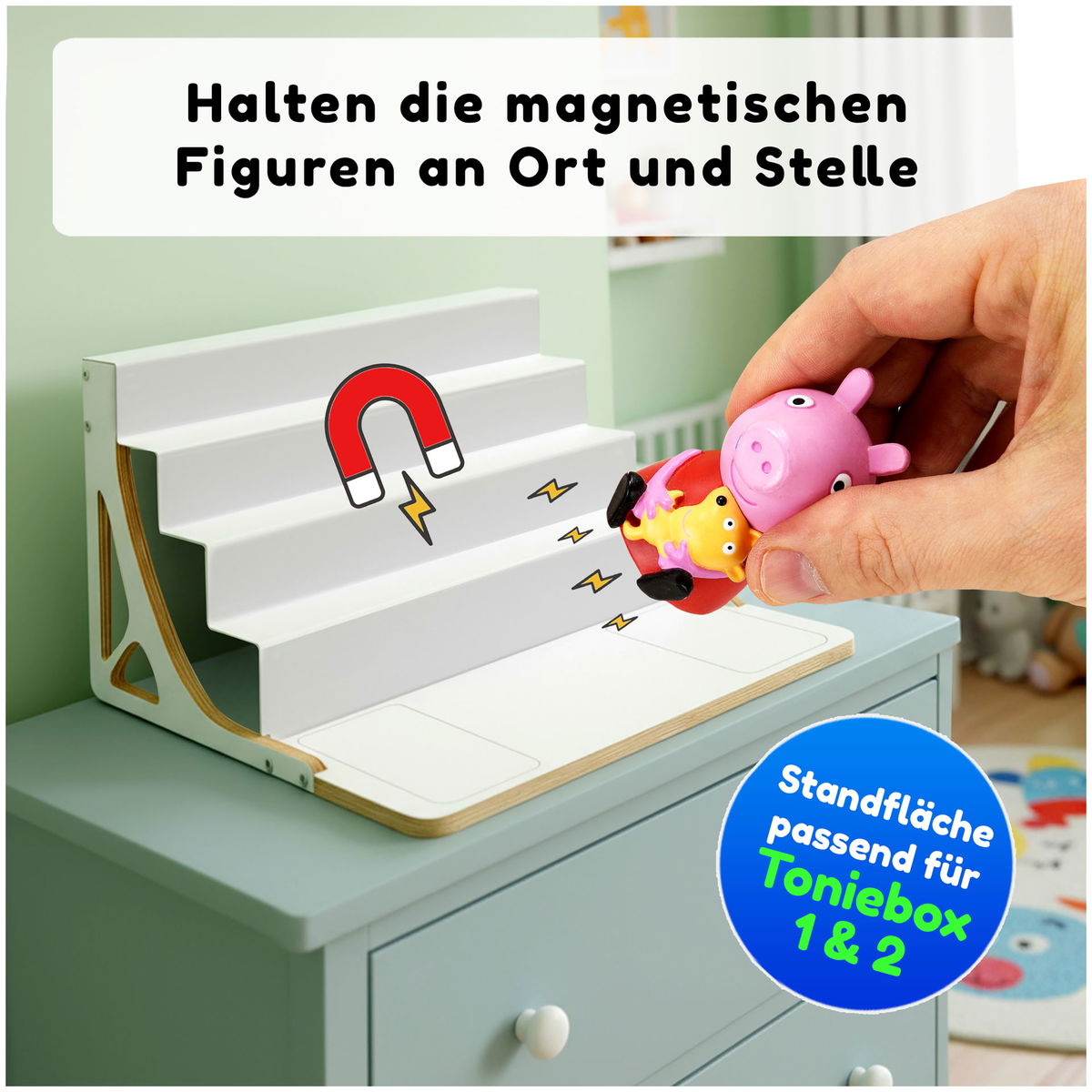 stadteckenstadtecken   Regal für Toniebox 1 und 2 Kallax System 01 mit Aussparung