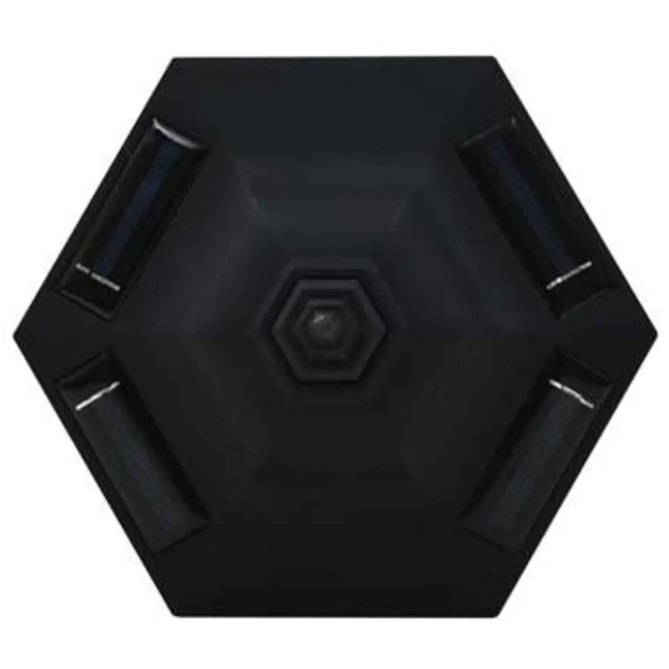 vidaXL - Solarlamp - Zwart - Polypropyleen - 6 stuks