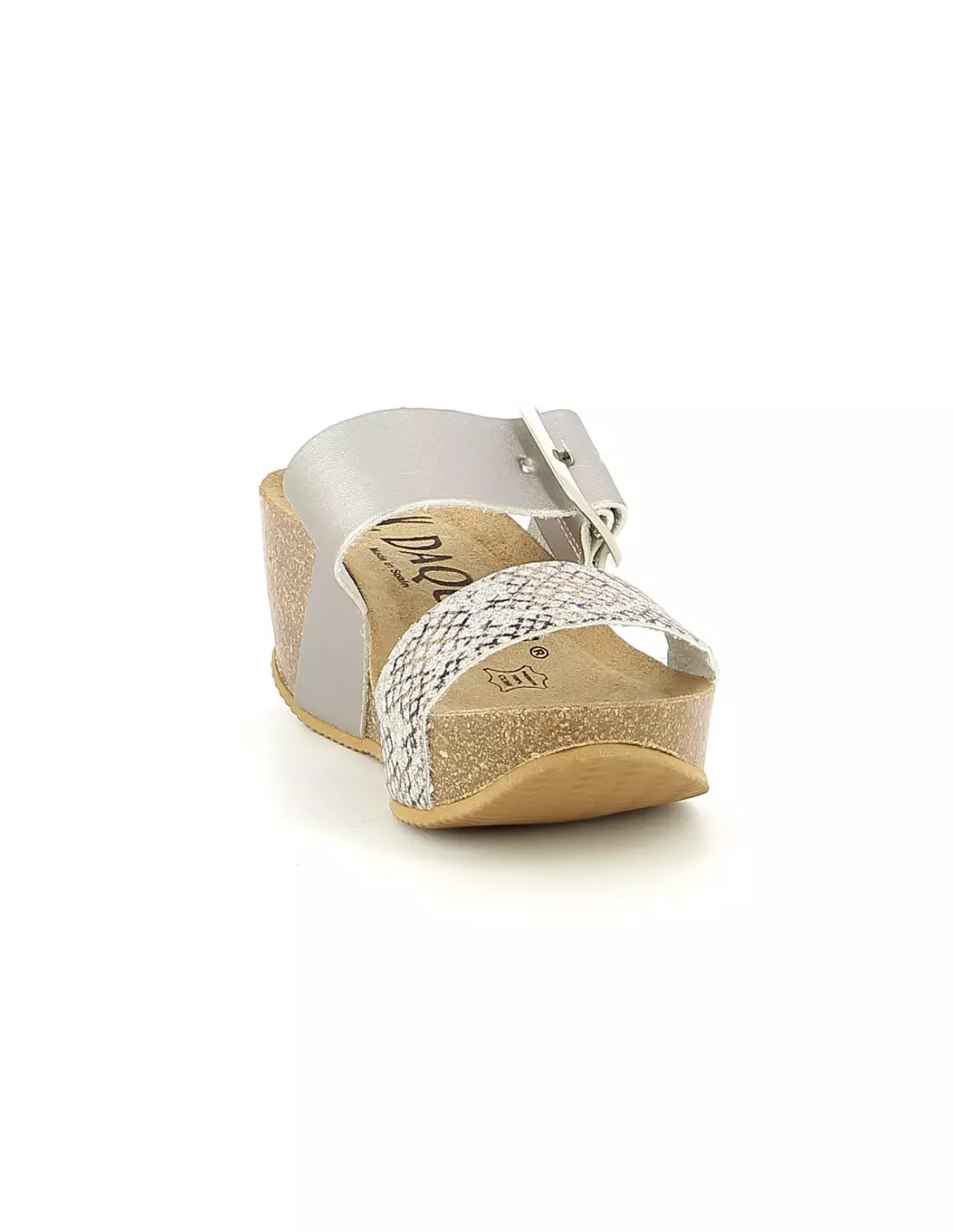 K DAQUES COPLA PYTON ARGENT - Sandales & nu-pieds Argent