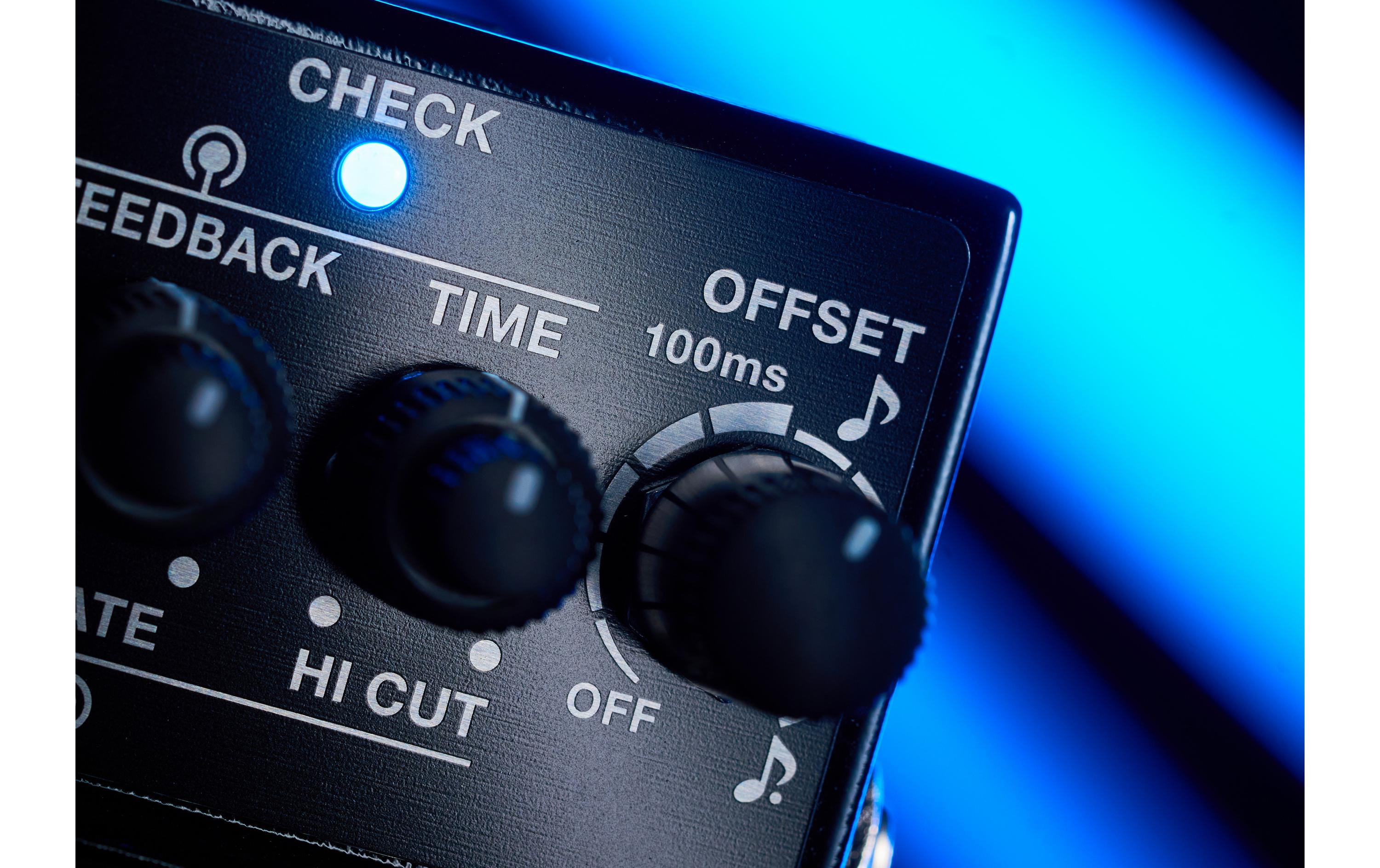 Pedal SDE-3<br>Dual-Delay-Pedal mit Tap-Tempo- und Carryover-Funktion