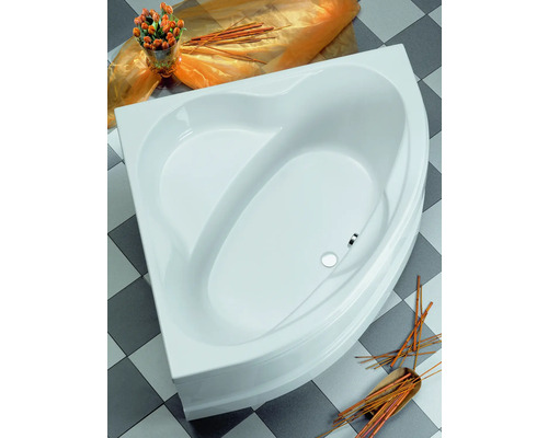 OTTOFOND Samba bad 140 x 140 cm wit glanzend glad 851001