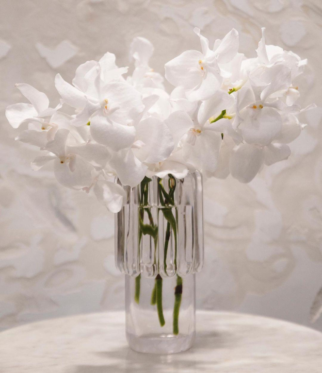 Tom Dixon Press vaas medium transparant