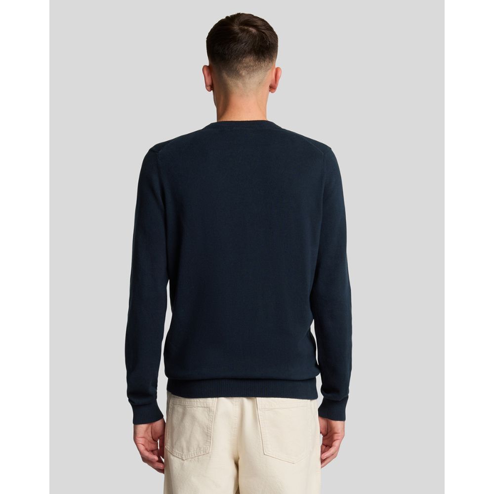 Crew Neck Genser Herre Navy
