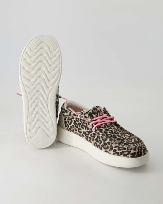 Fusion Lily leo beige Slipper in Braun