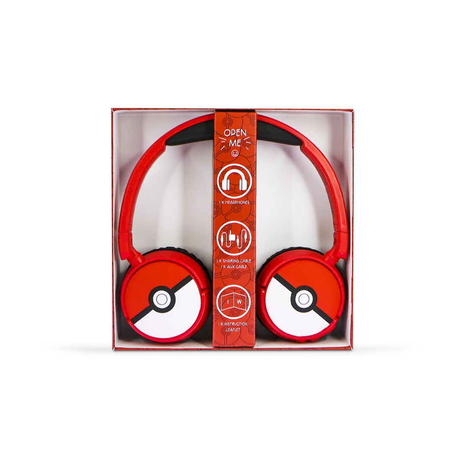OTL - Bluetooth Hovedtelefoner m/Voksen Kontrol - Pokemon Pokeball