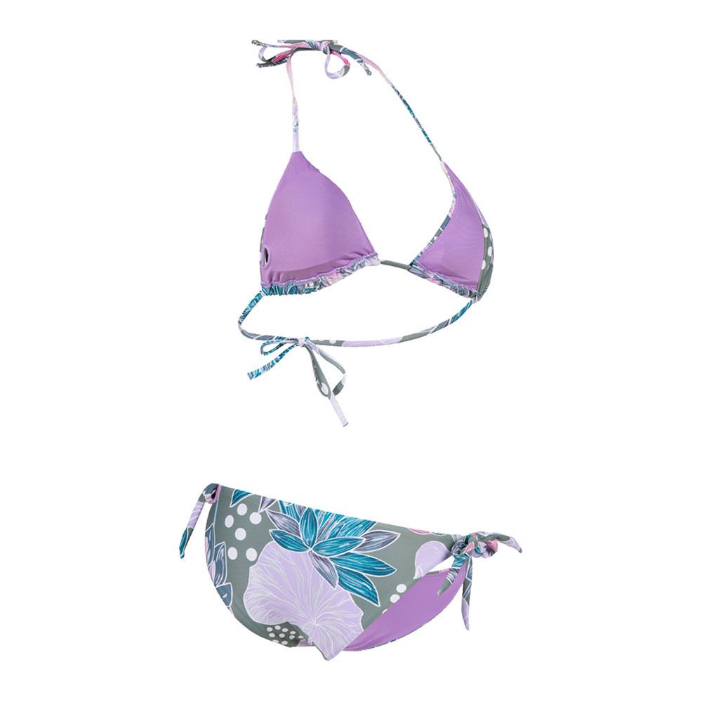 Arena TRIANGLE ALLOVER - Maillot de bain 2 pièces Femme jade multi