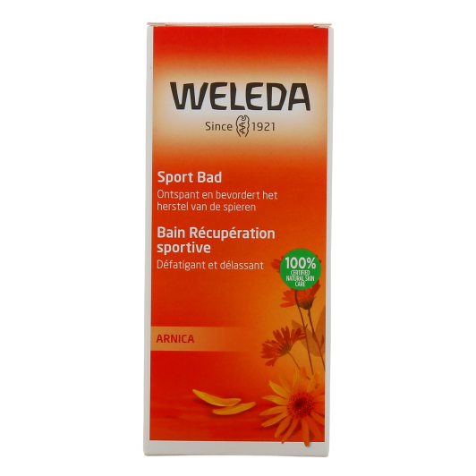 Bain à l'Arnica apaisant récupération sportive Weleda