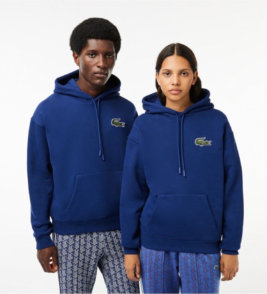 Moletom com capuz Lacoste Loose Fit Jogger - Azul Marinho