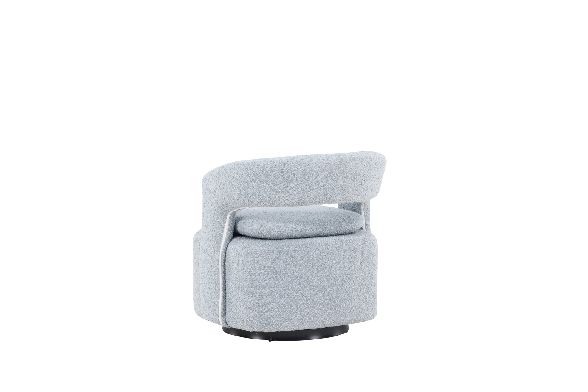 Akando Fauteuil - Licht blauw bouclé