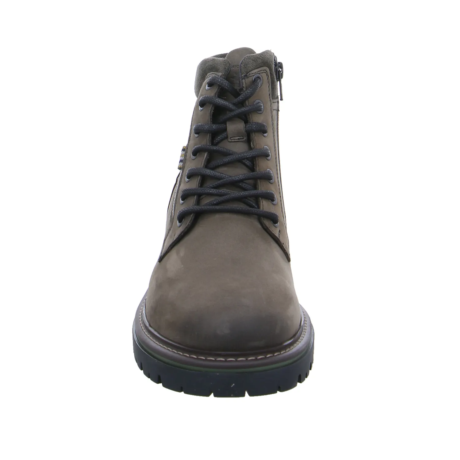 Winter-Boots Grau Leder