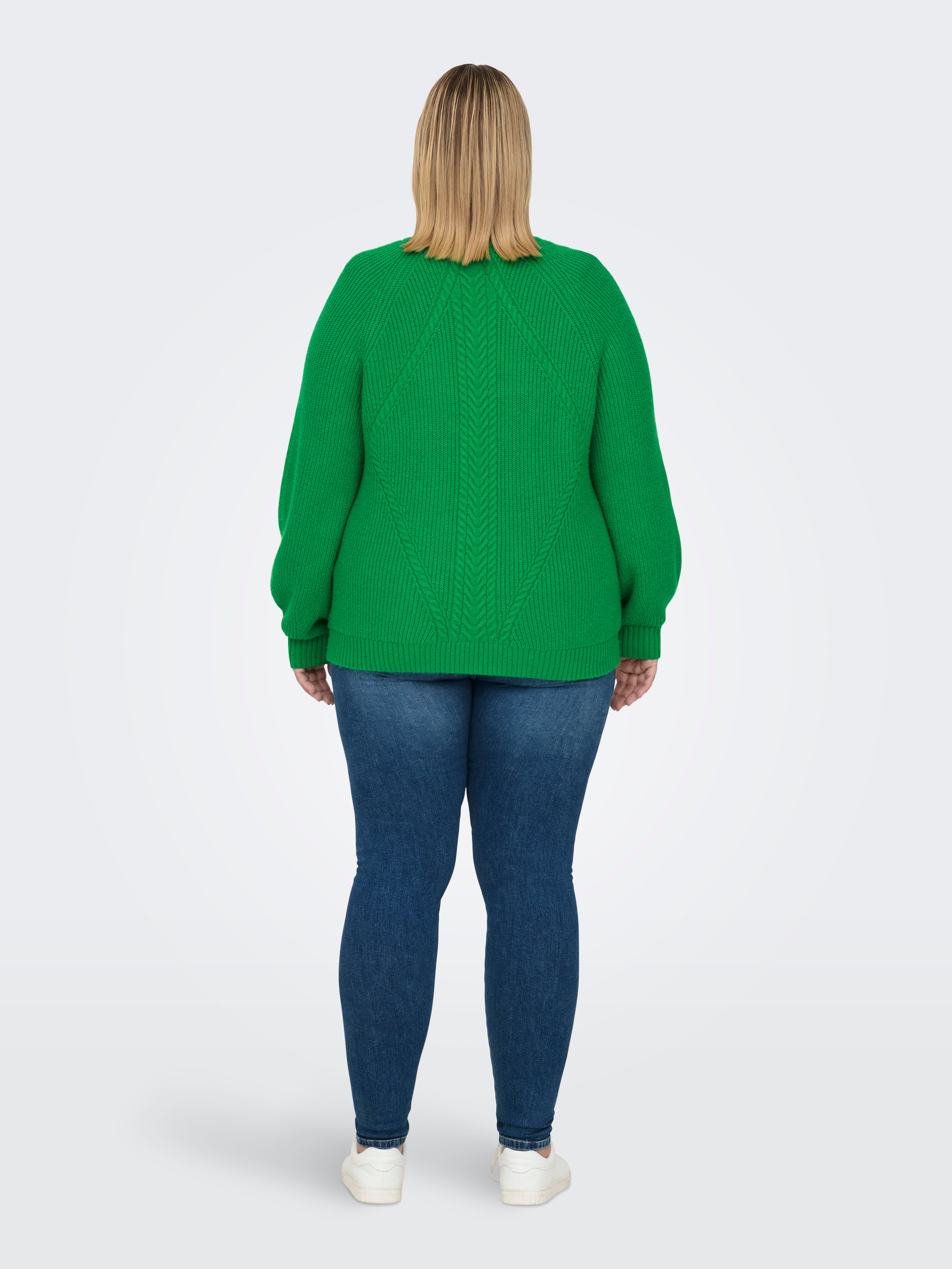 CARKATIA Strickpullover Green Bee