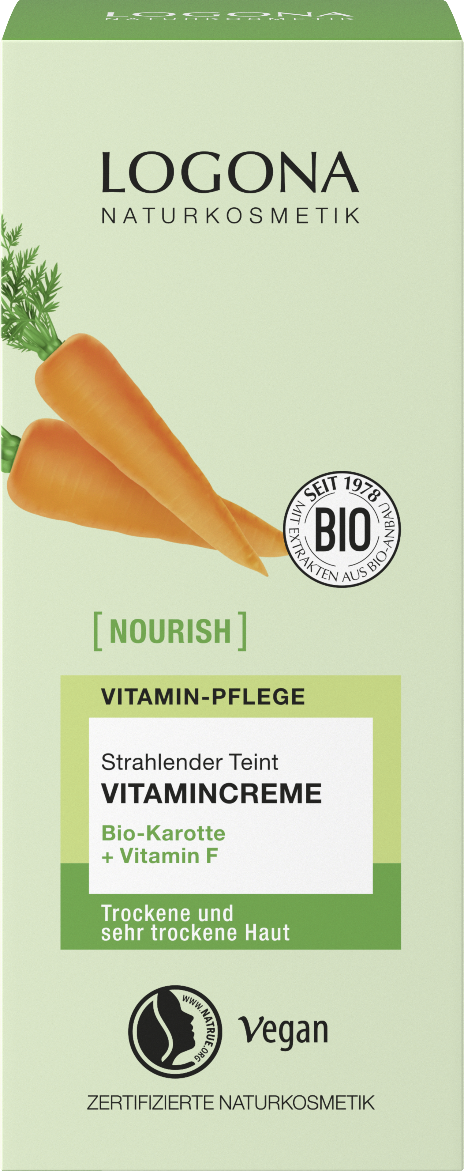 LOGONA  [nourish] Strahlender Teint Vitamincreme, 50 ml