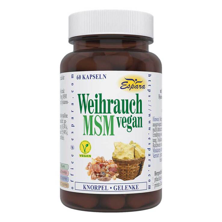 Weihrauch MSM vegan Kapseln, 60 St