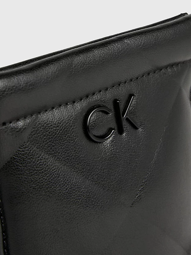 Bolsa de ombro acolchoada com suporte para celular