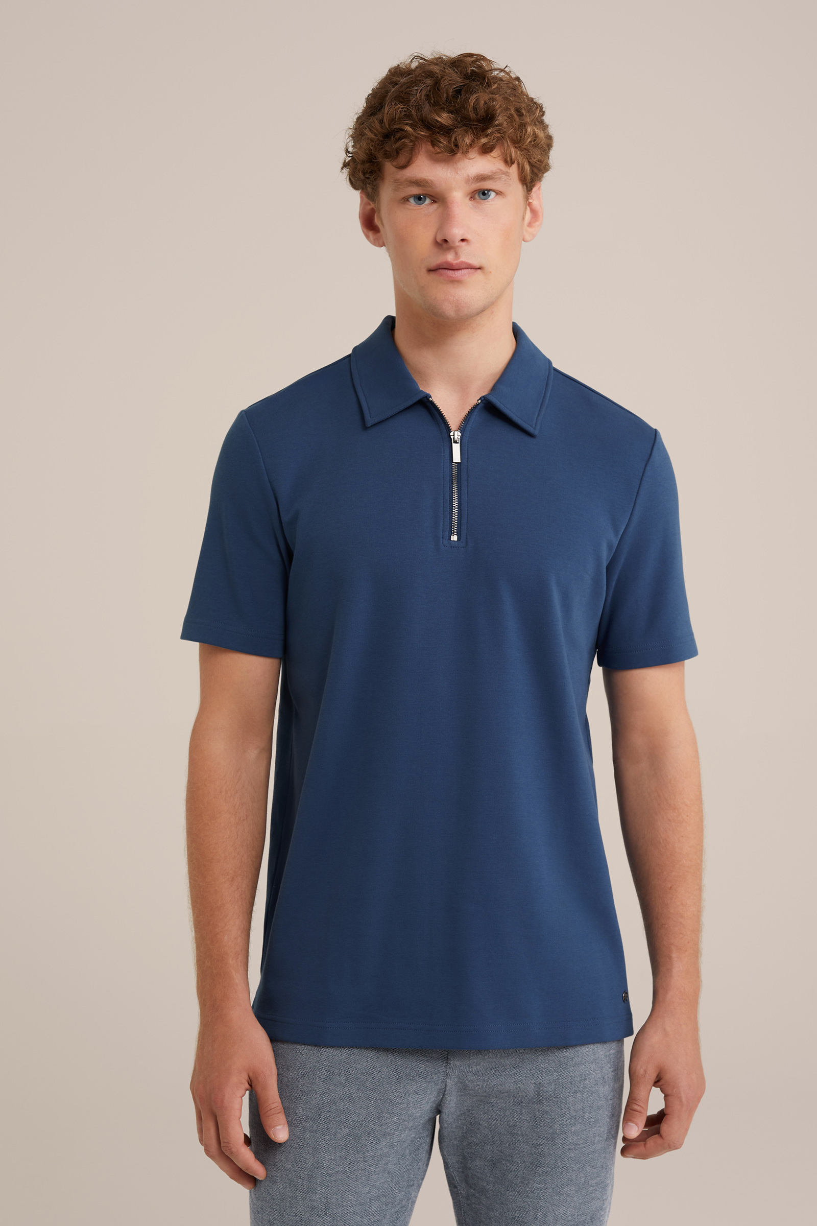 polo WE Fashion Blauw