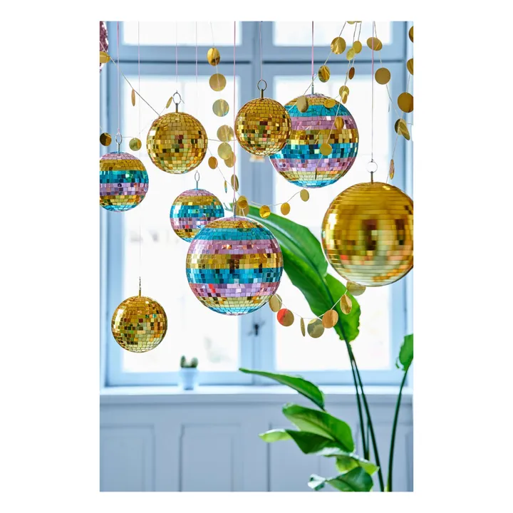 Rice Boule décorative disco | Doré