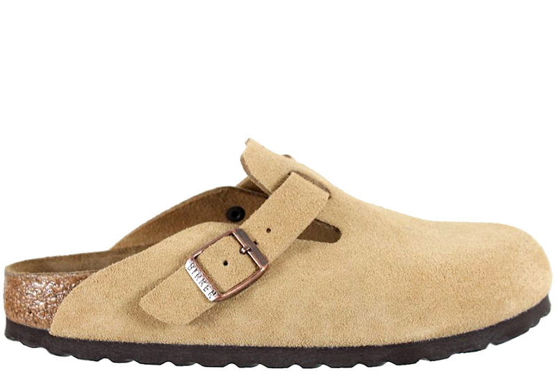BIRKENSTOCK BOSTON BS LATTE CREAM SLENTERS I RUSKIND