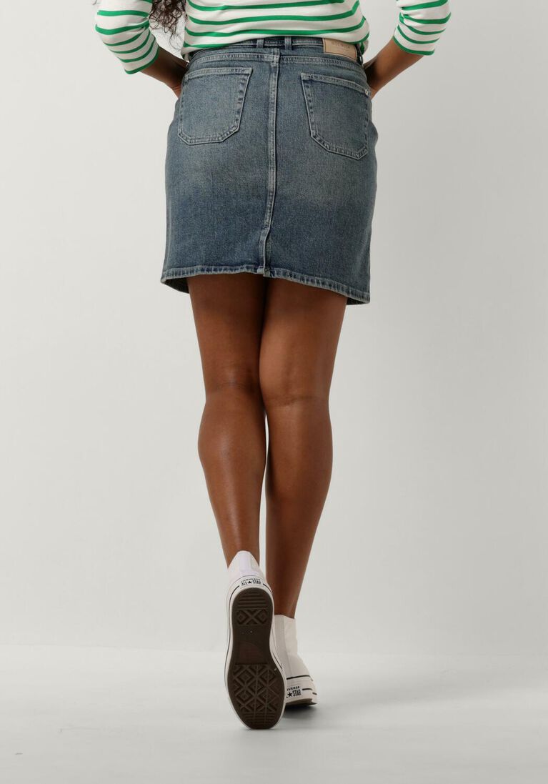 blauwe mos mosh minirok maki
