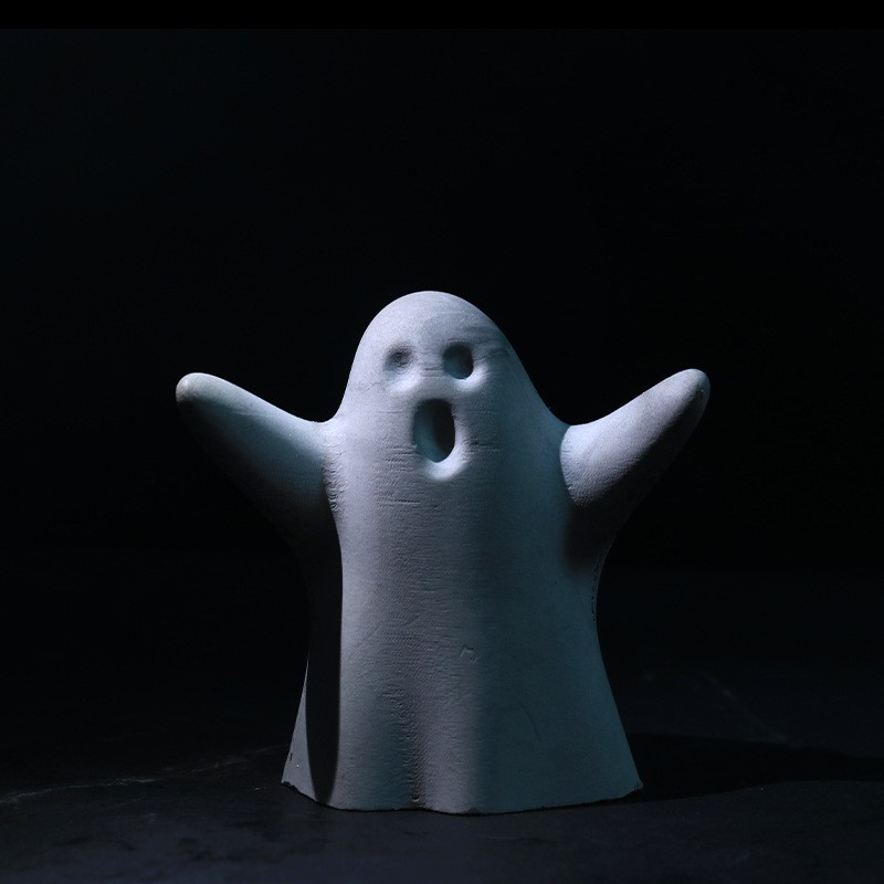 (60x80mm) Silikon Halloween Form DIY Wachs Kerzen Giessen - Geist
