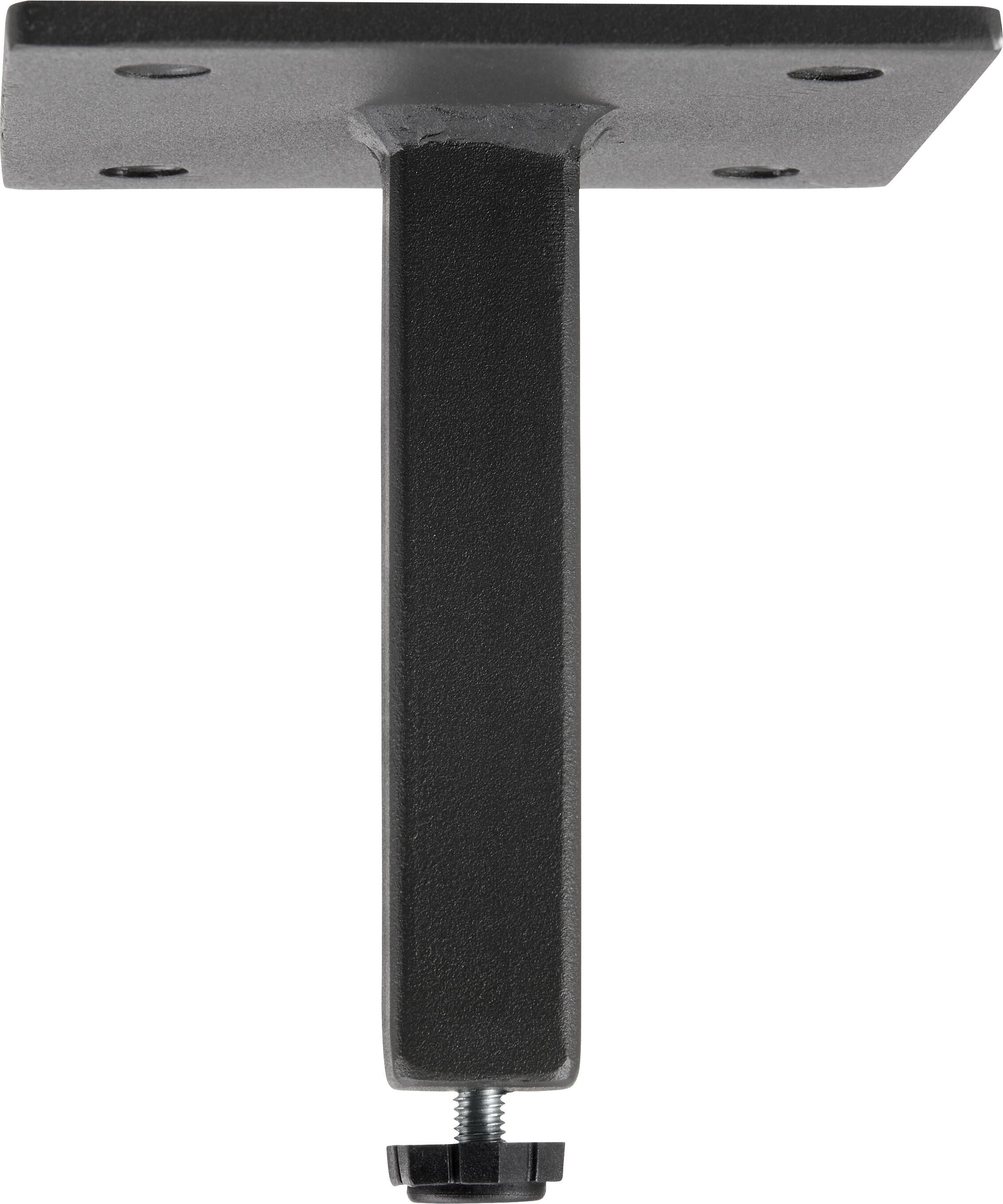 LUX Stützfuss - Anthrazit / B: 2.0 cm x T: 2.0 cm x H: 12.0 cm