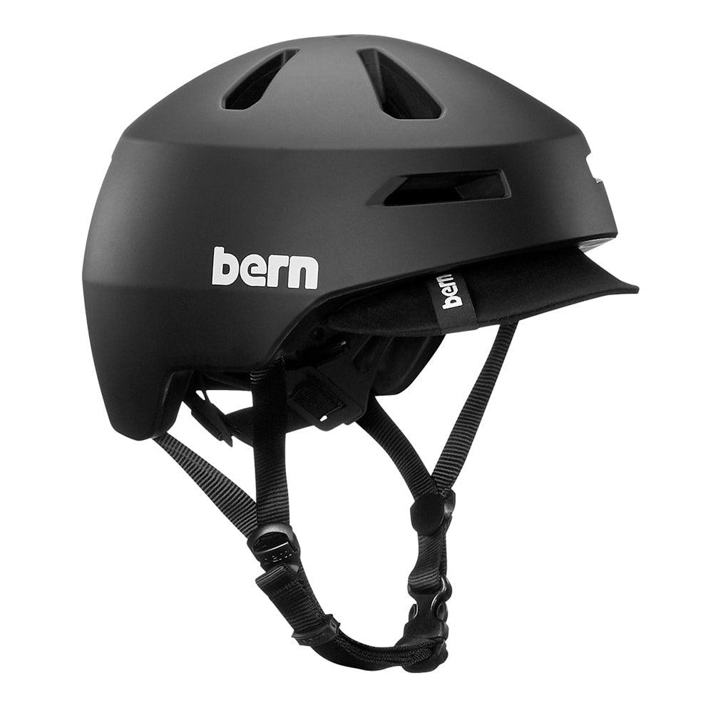 Casque Bern Brentwood 2.0 Matte Black avec Visière - Noir Mat