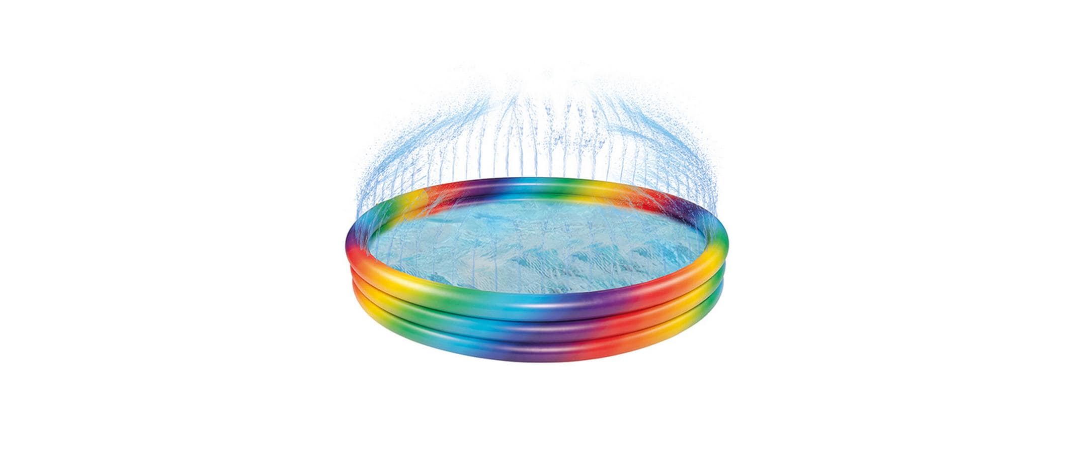 Planschbecken Rainbow mit SprinklerHochwertiger Pool