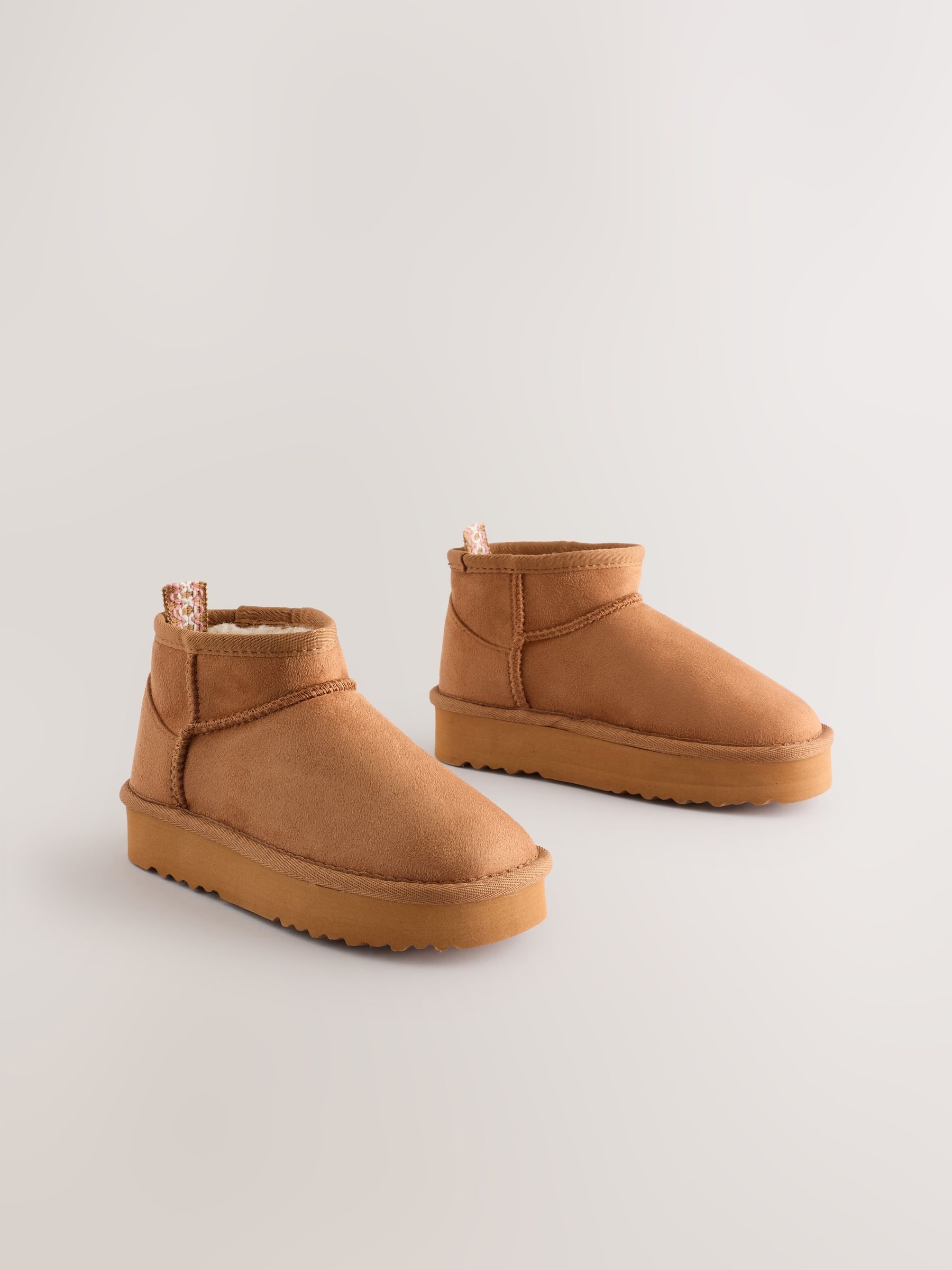 Lichtbruin - Slipper Ankle Boots