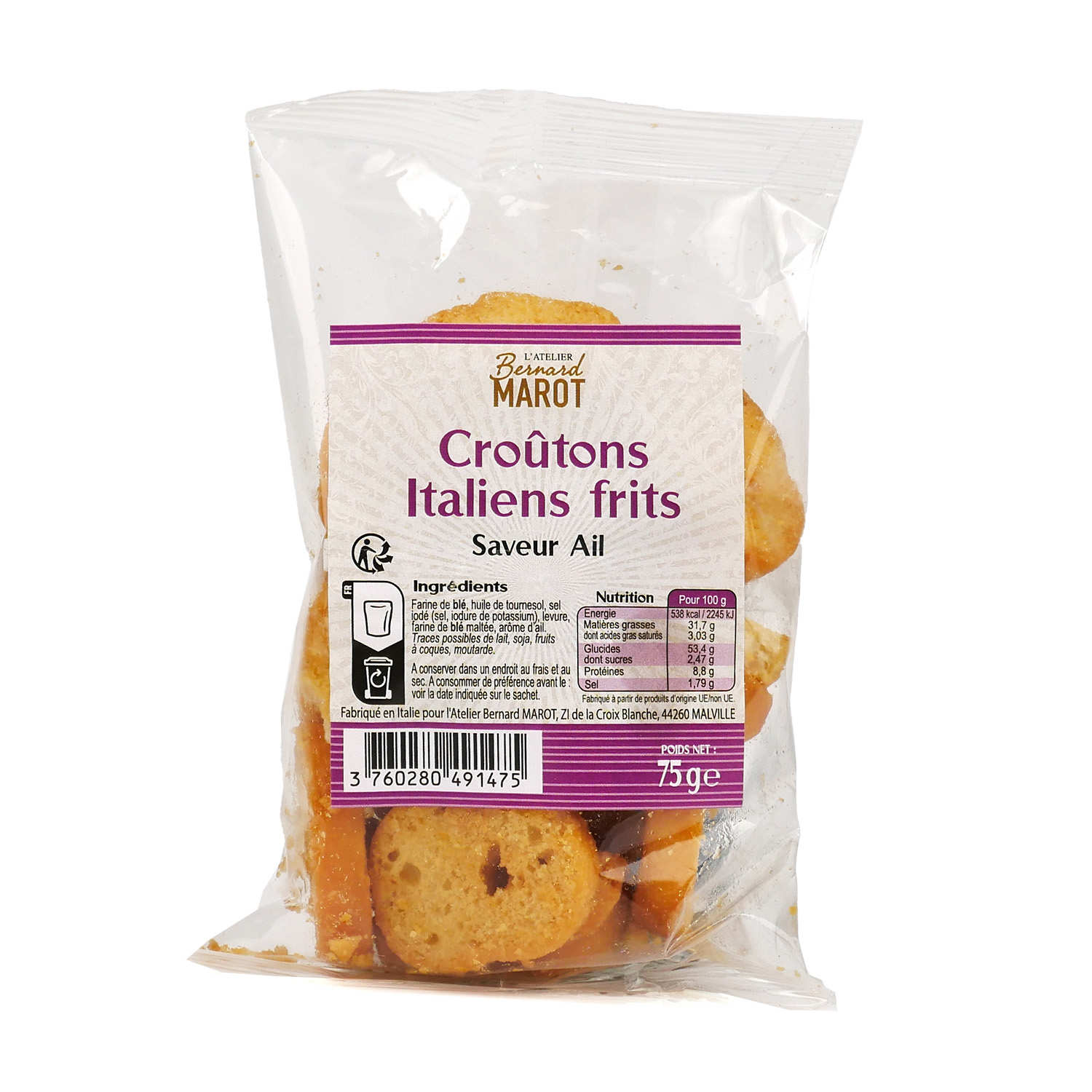 Croûtons à l'ail