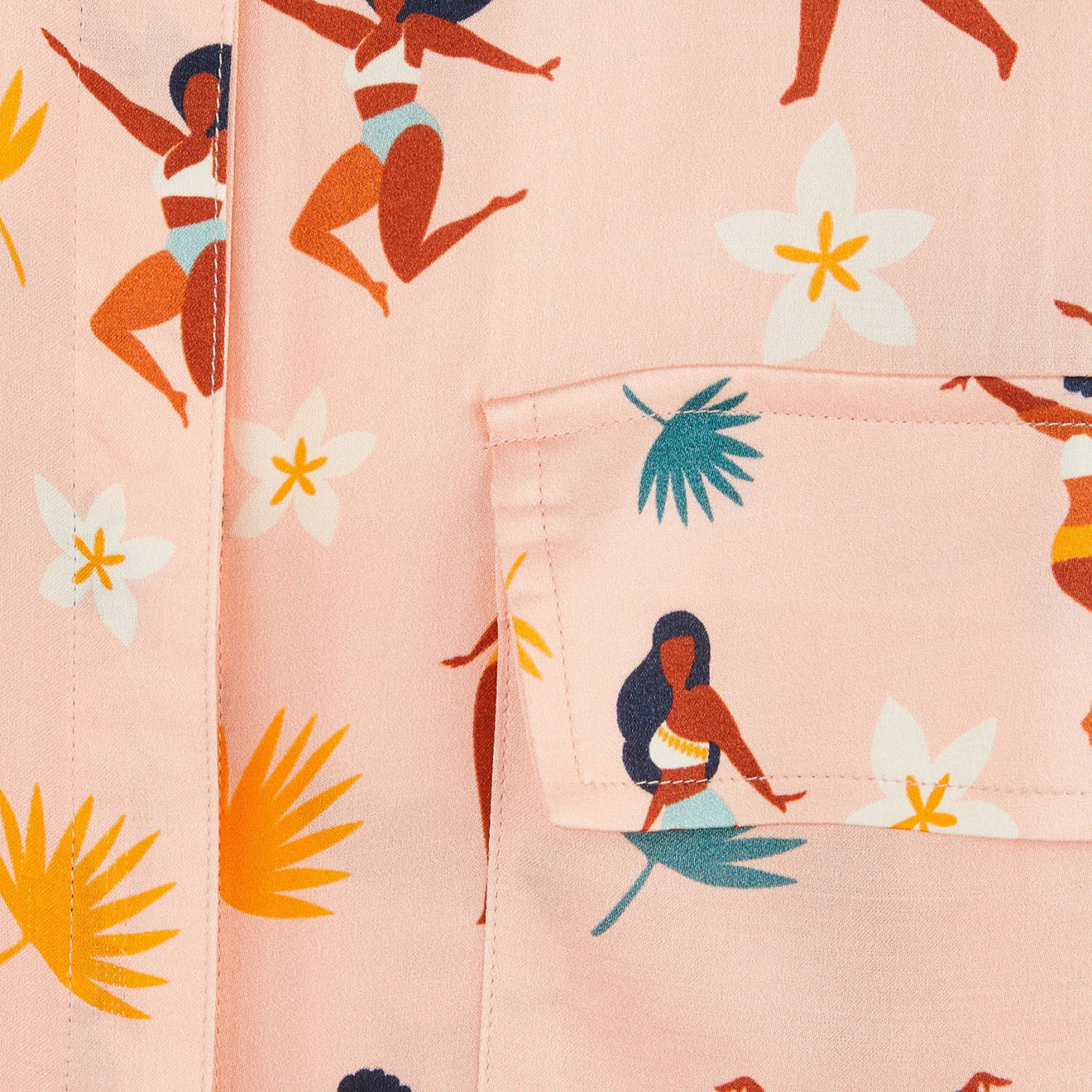 Wild Robe courte Clothilde rose