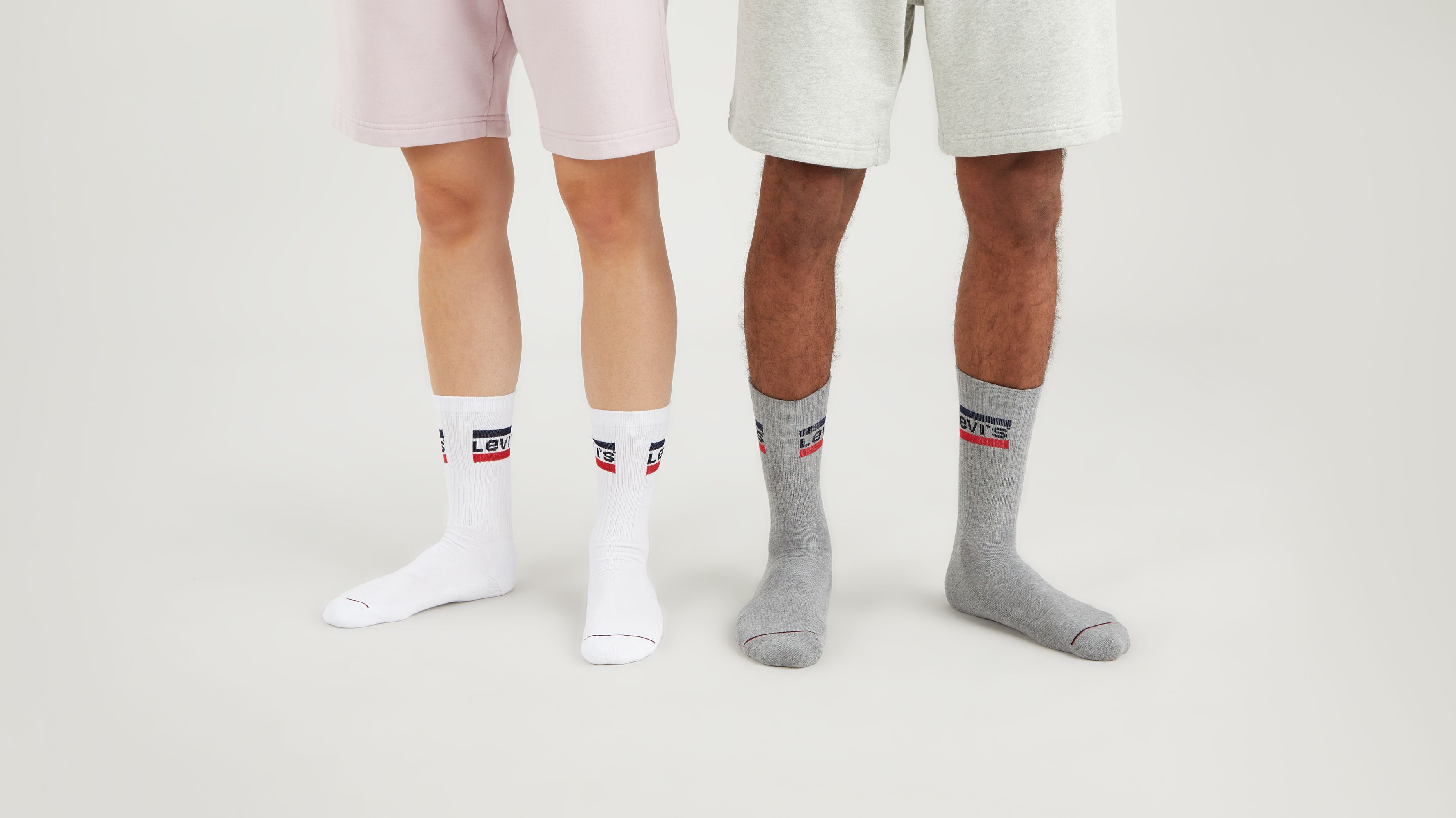 Chaussettes sportswear Regular Levi's - Lot de 2 - White - Multicolore