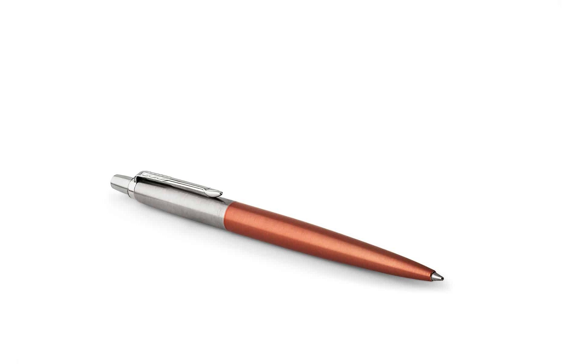 Kugelschreiber Jotter Core G.C. Medium (M), OrangeClip-on-Einziehkugelschreiber