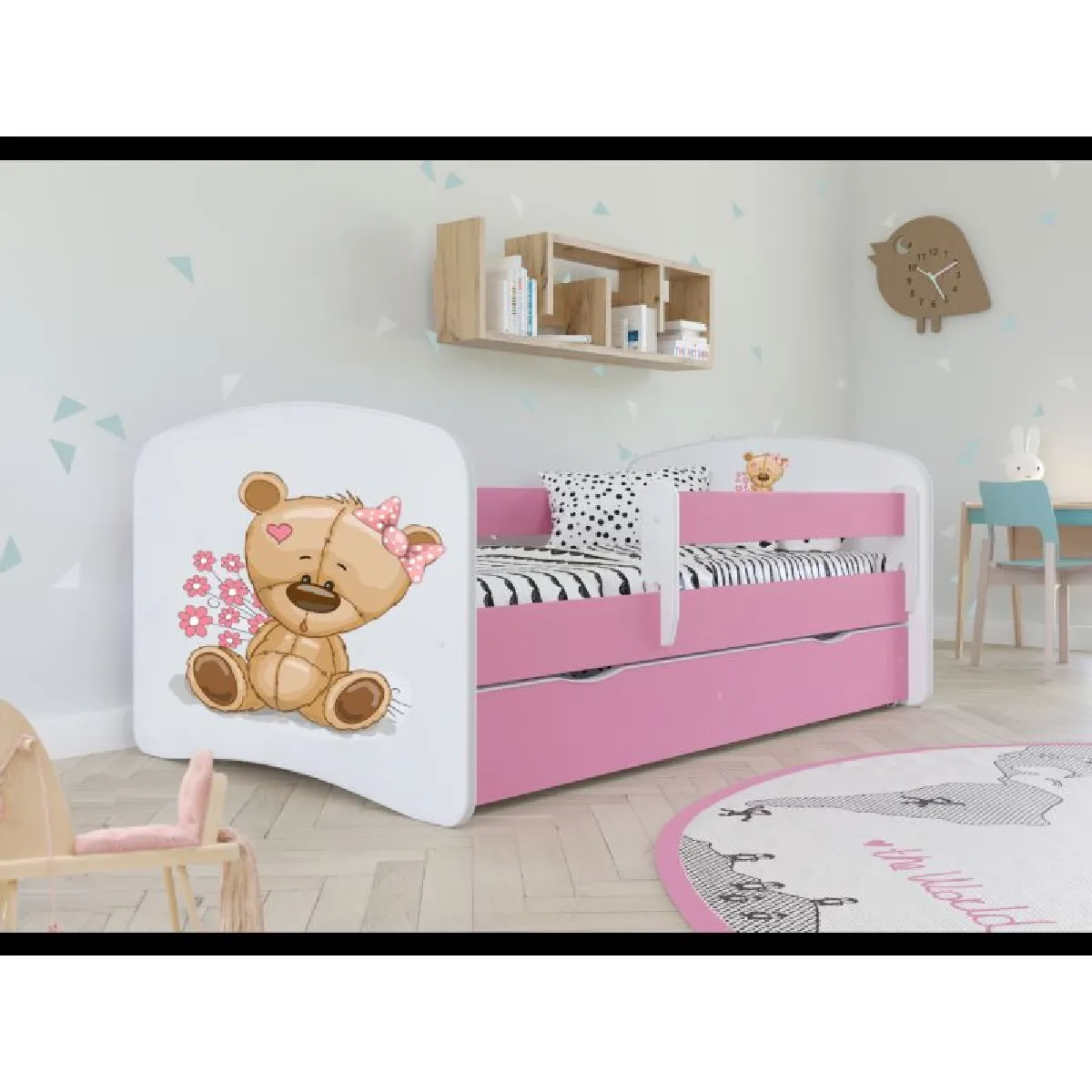 Lit Babydreams nounours rose