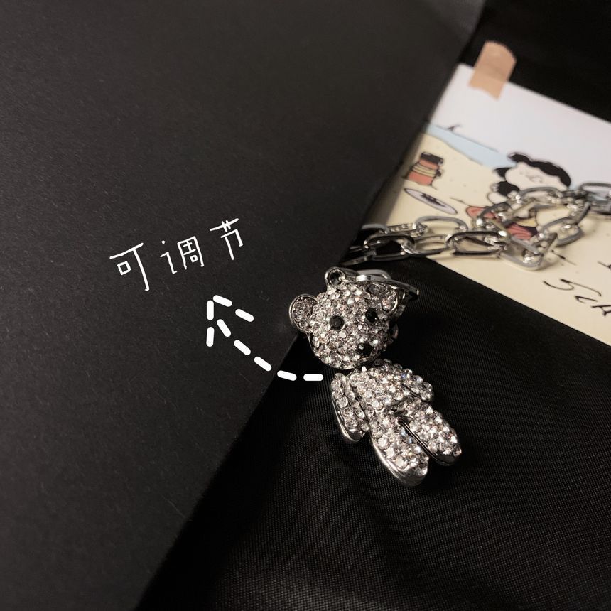Juanitro - Bear Pendant gelaagde ketting