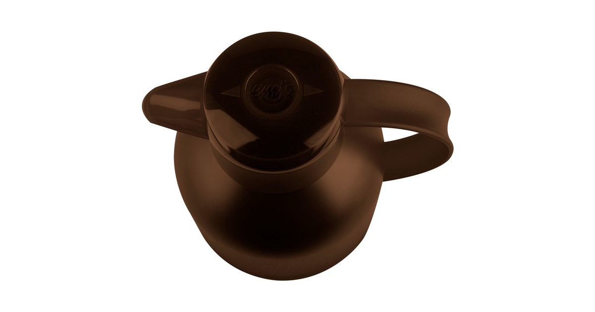 EmsaSAMBA Isoleerkan  (Donkerbruin/transparant, 1 Liter, Quick Press Sluiting)