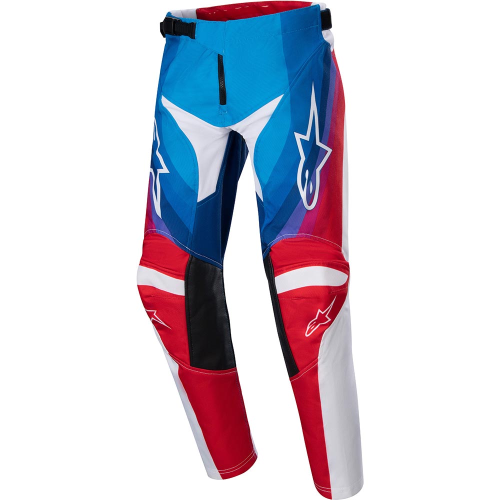 Alpinestars - Pantalon enfant Youth Racer Pneuma Blanc / Bleu / Rouge