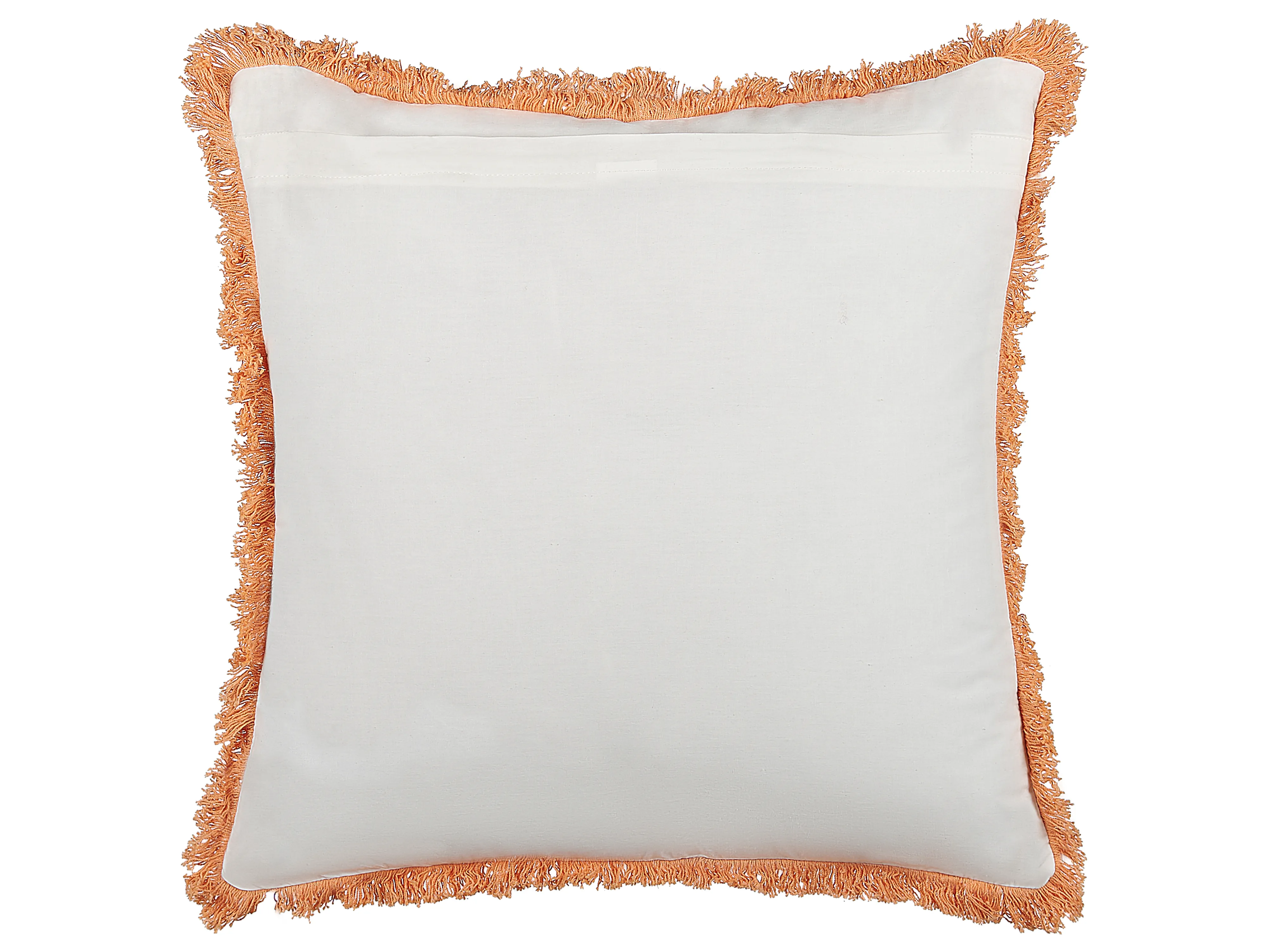 Sierkussen SATIVUS Katoen 45 x 45 cm Oranje bloempatroon