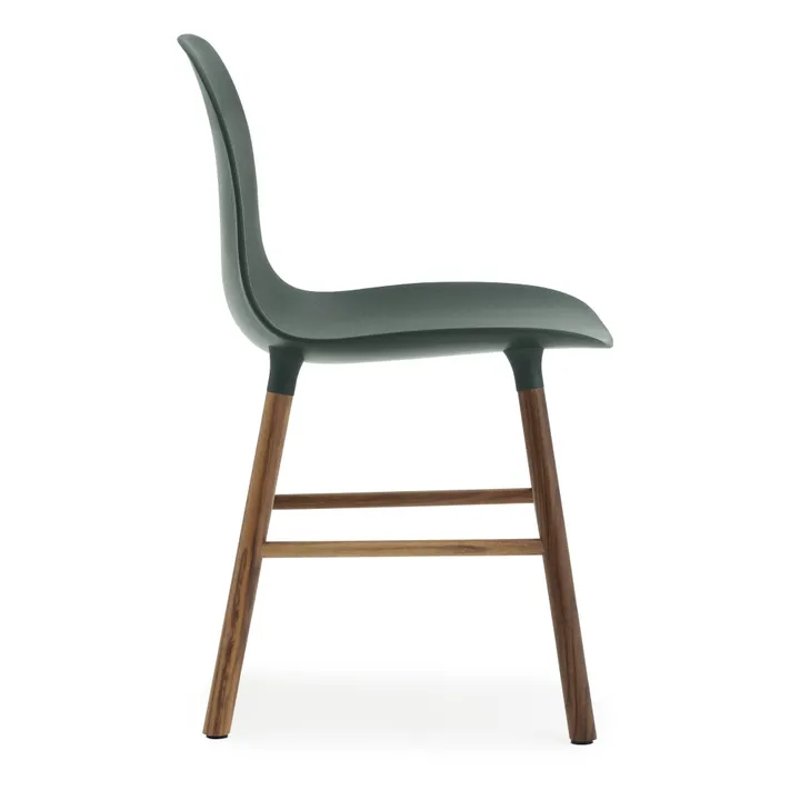 Normann Copenhagen Chaise Form en noyer | Vert