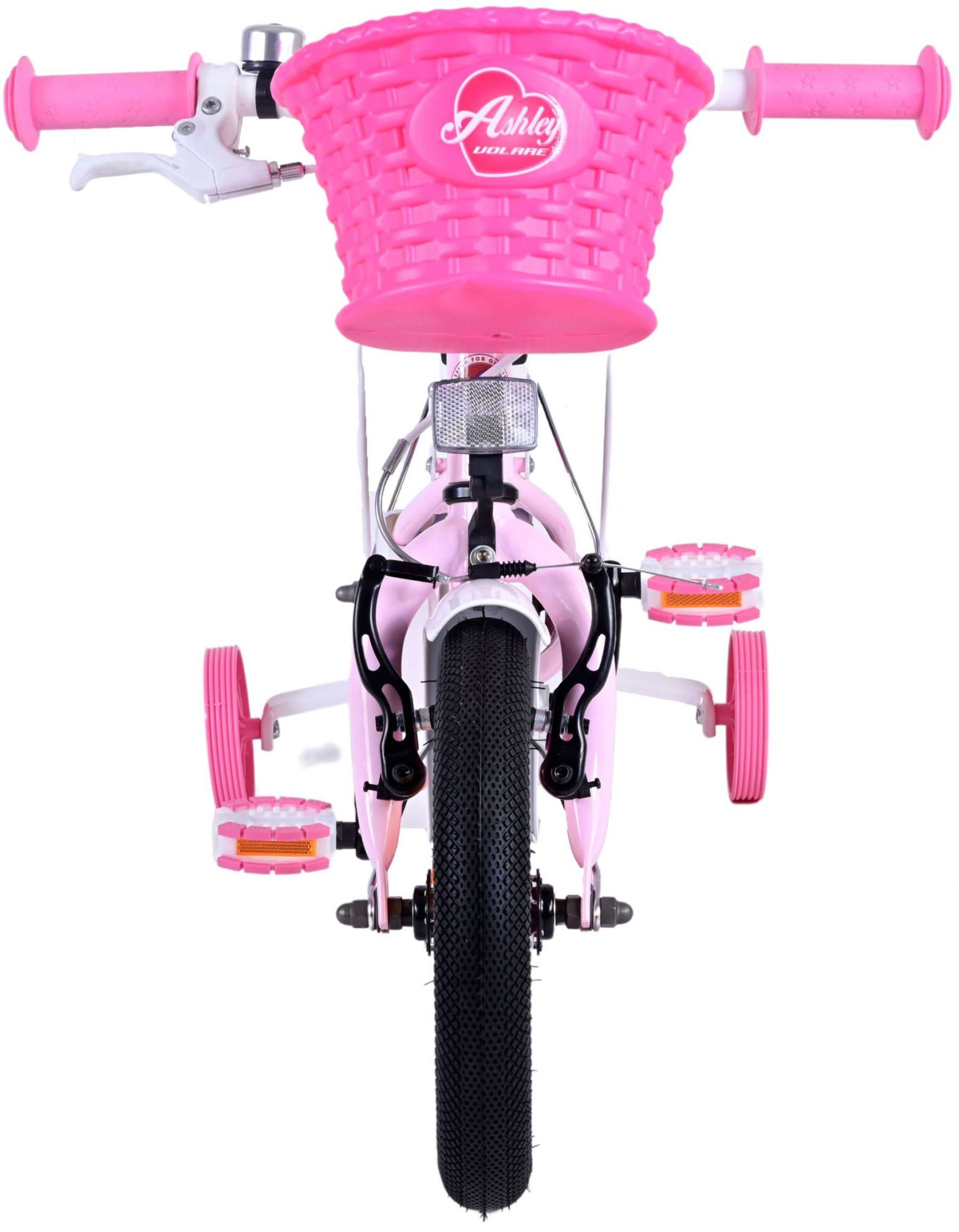 TPFSports Ashley Kinderfahrrad - Mädchen - 12 Zoll - Rücktritt + Handbremse - Weiß