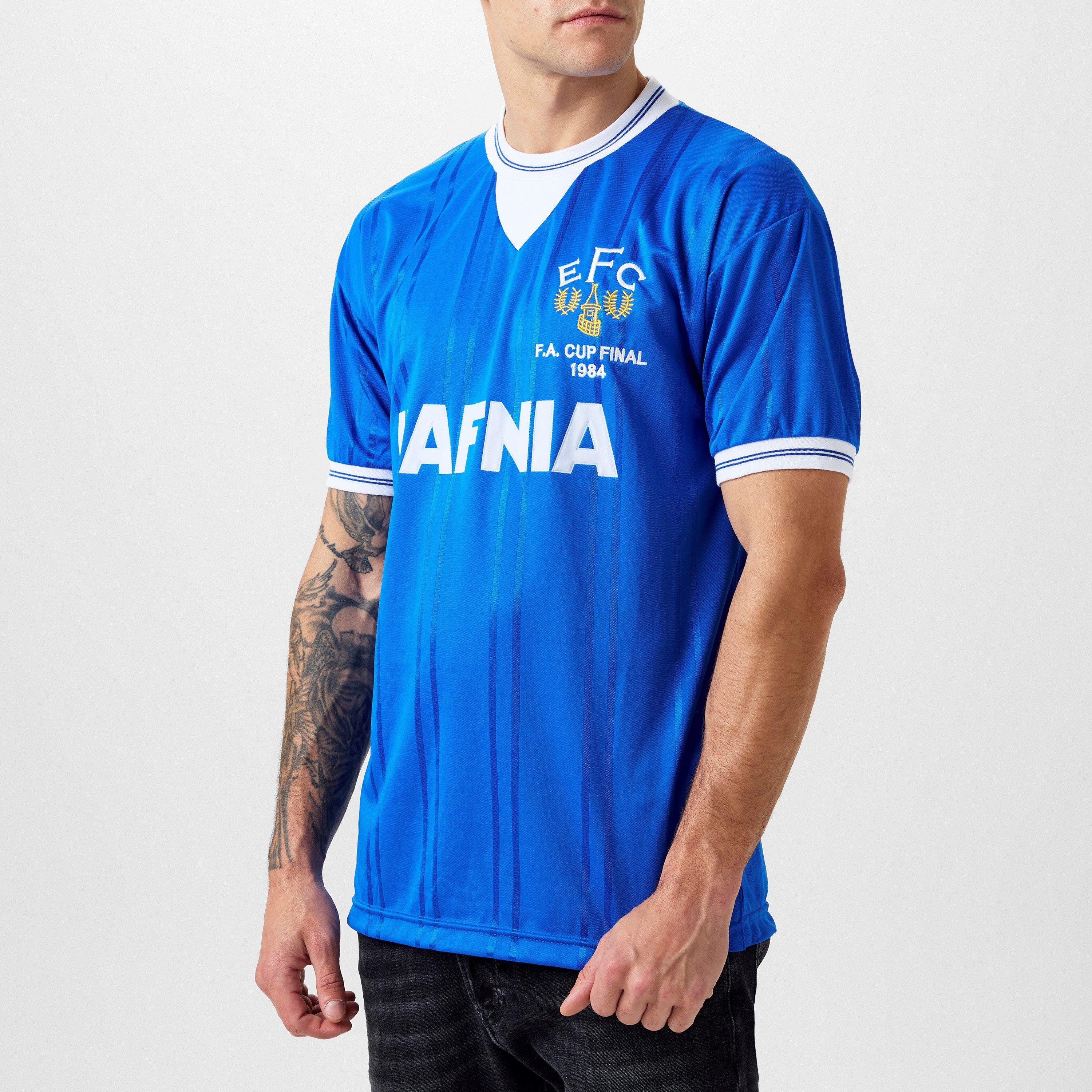 Score Draw Score Everton FC 1984 Home Jersey Mens