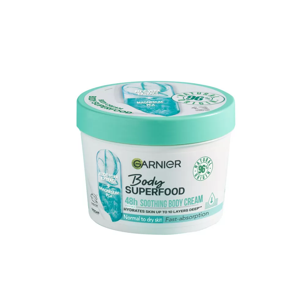 Garnier Body Superfood Aloe Body Cream - 380 ml.