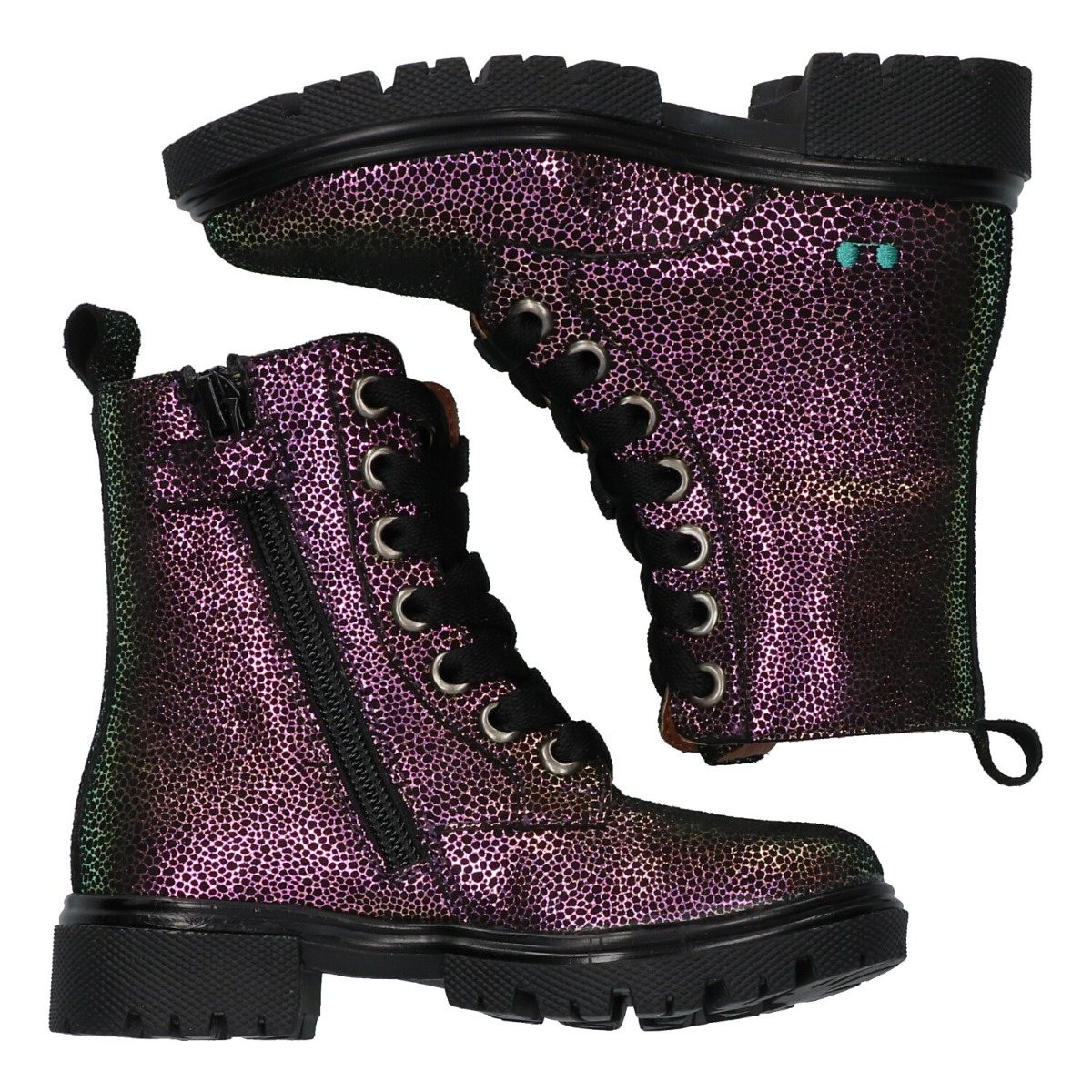 Saar Sterk - Biker Boots Bunnies Multikleur