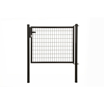 Poort Napoli ral 9005 zwart 170x125 cm