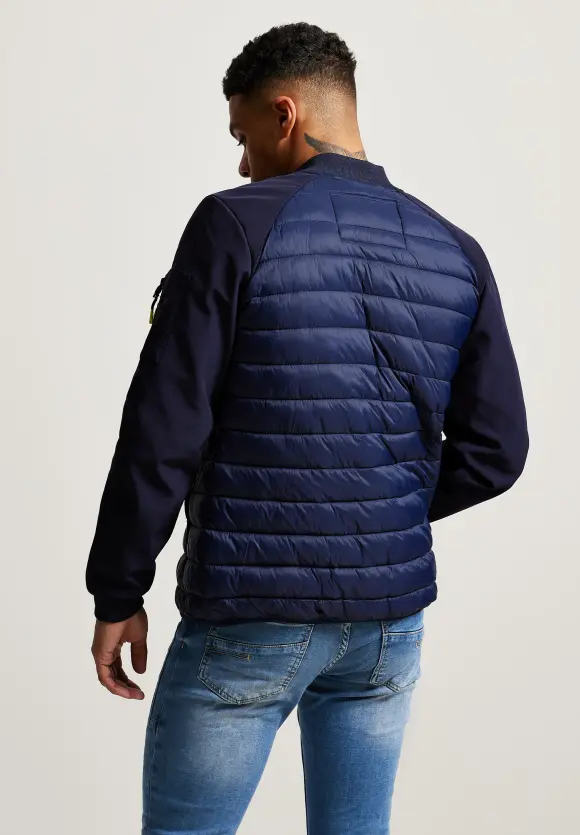 Leichter Blouson mit Stepp - navy blue