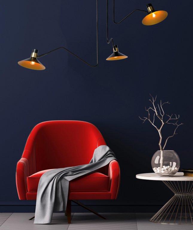 Lucide Pepijn plafondlamp Ø108 zwart