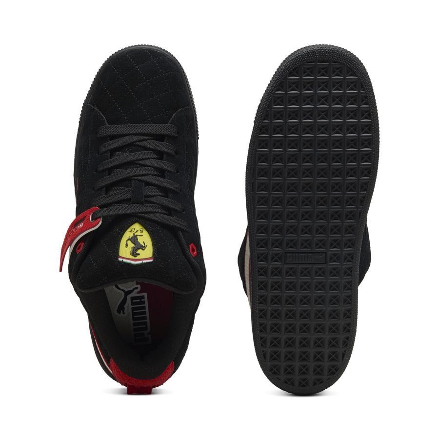 PUMA Scuderia Ferrari Race Suede XL Hero Chaussures - Noir/Blanc/Rouge