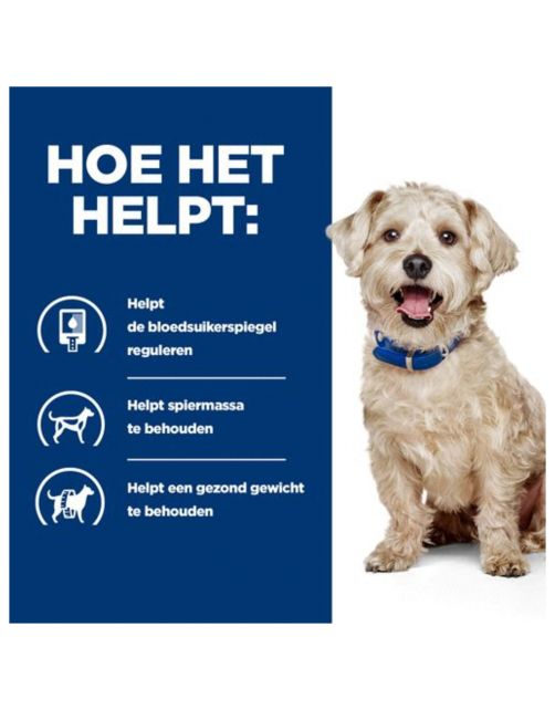 Hill's Prescription Diet W\/D Digestive\/Weight\/Diabetes Management Zak Kip - Hondenvoer
