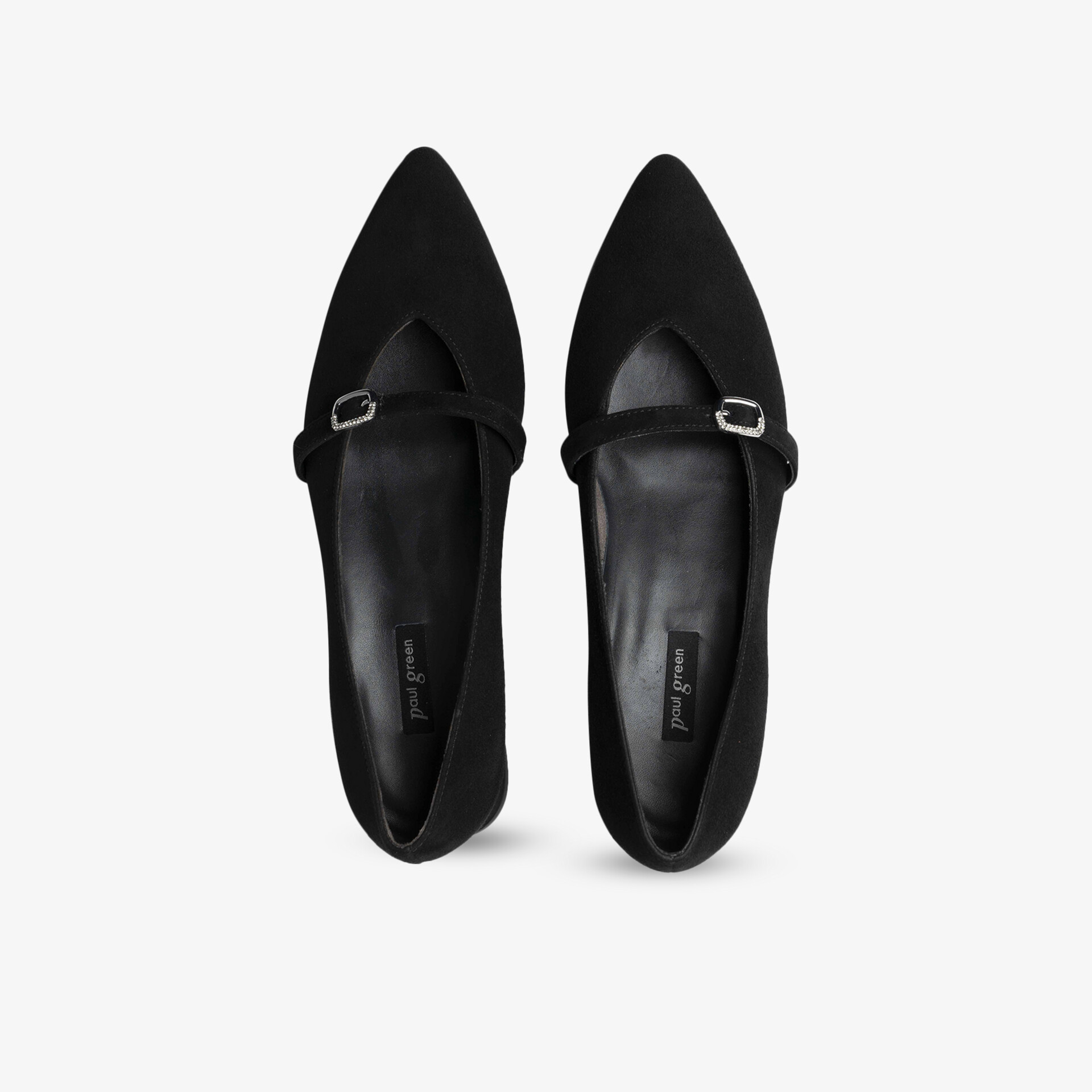 paul green Damen Slipper schwarz