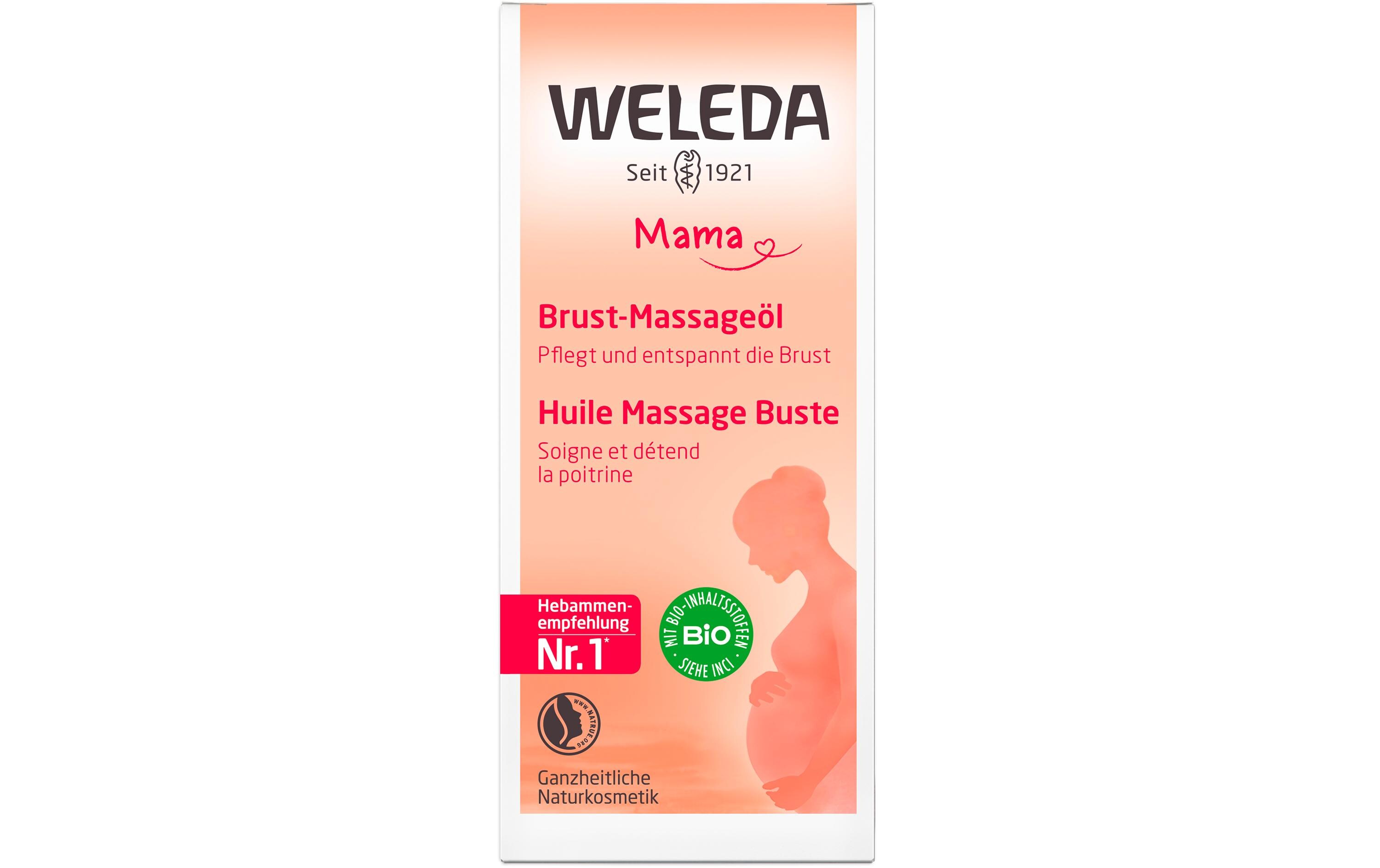 Pflegeöl Brust-Massageöl 50 mlMildes Stillöl mit ätherischen Ölen aus Fenchel und Kümmel