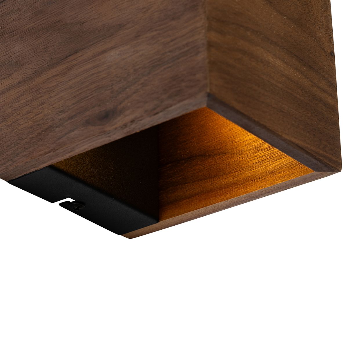 Smart wandlamp walnoot hout incl. Wifi G9 - Transfer